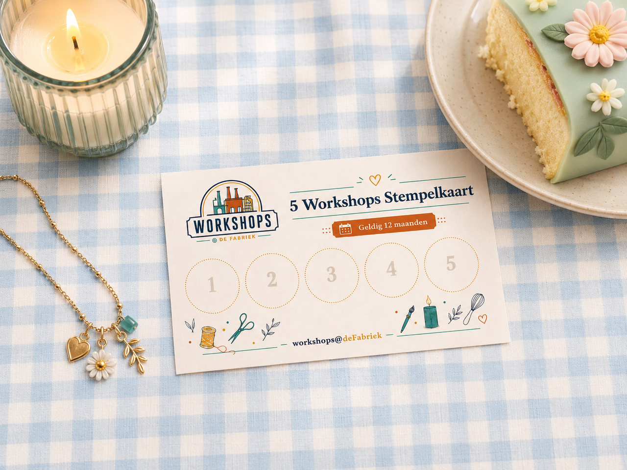 5 Workshops Stempelkaart