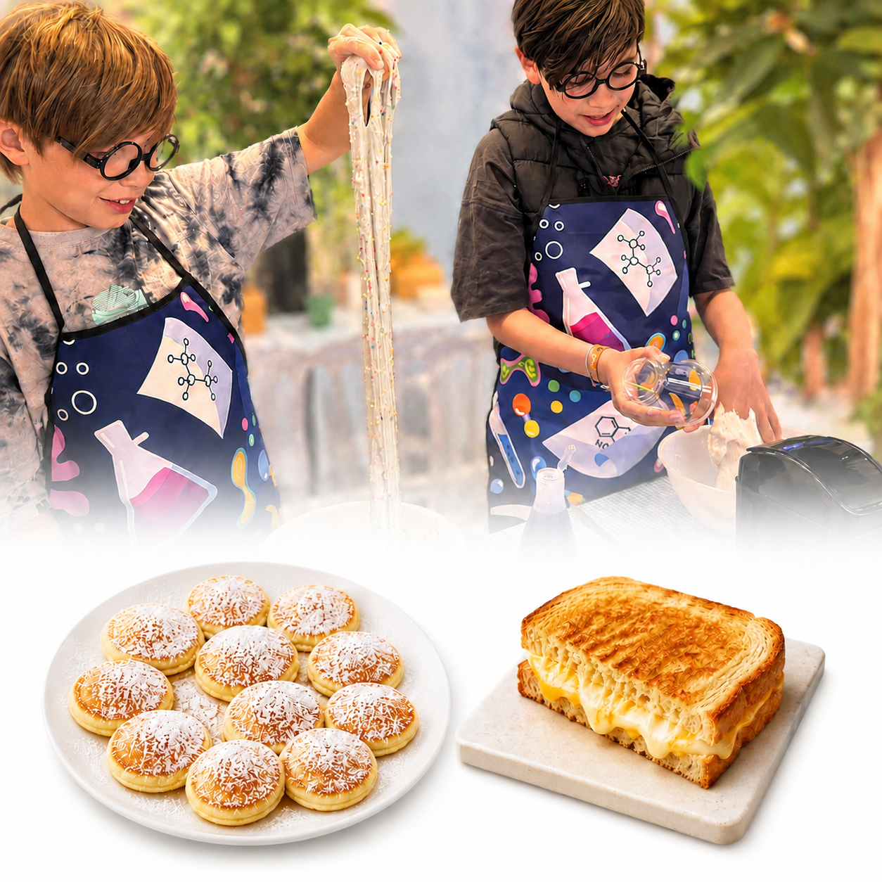 Slijm festijn party, inclusief poffertjes / tosti arrangement