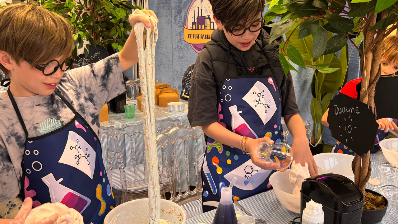 Slijm festijn kinderfeestje