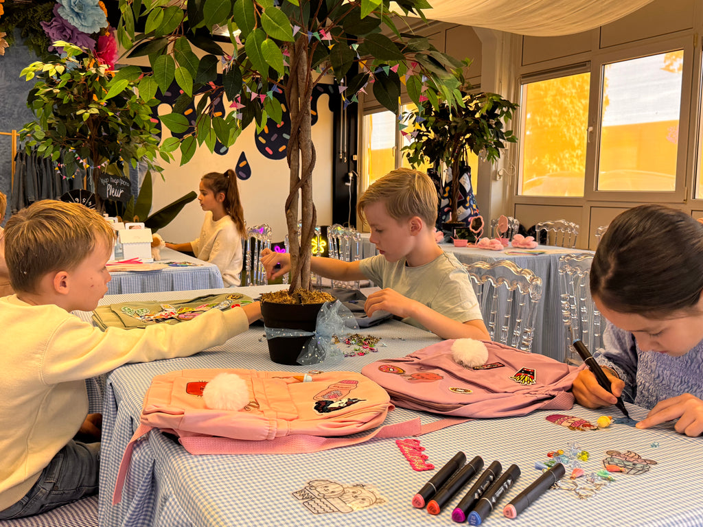 Workshop school/zwem tas pimpen