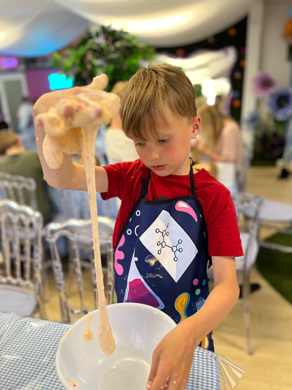 Slijm festijn kinderfeestje